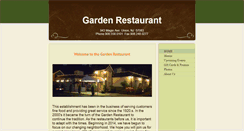 Desktop Screenshot of gardenrestaurantnj.com